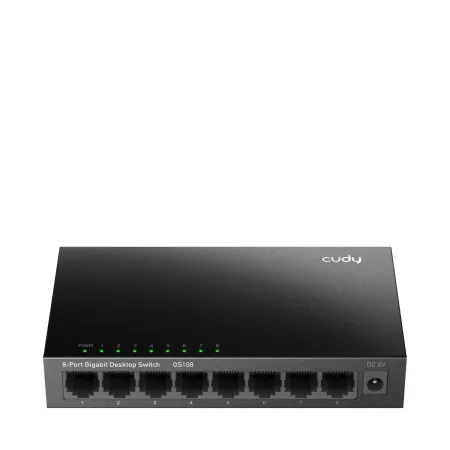CUDY GS108 - 8-Port Gigabit Metal Switch