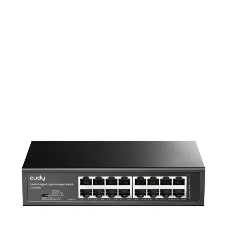 CUDY GS1016E - 16-Port Gigabit Light Managed Switch