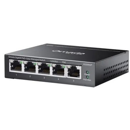 Omada 5Port Gigabit 4xPoE 65W (ES205GP)