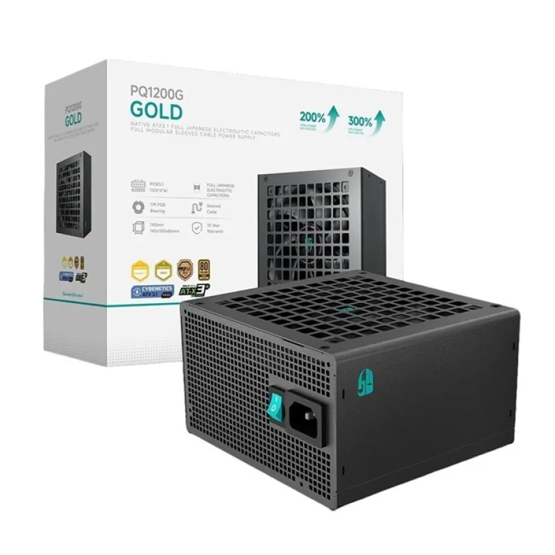 DeepCool 1200W 80+ Gold Power Supply (PQ1200G)