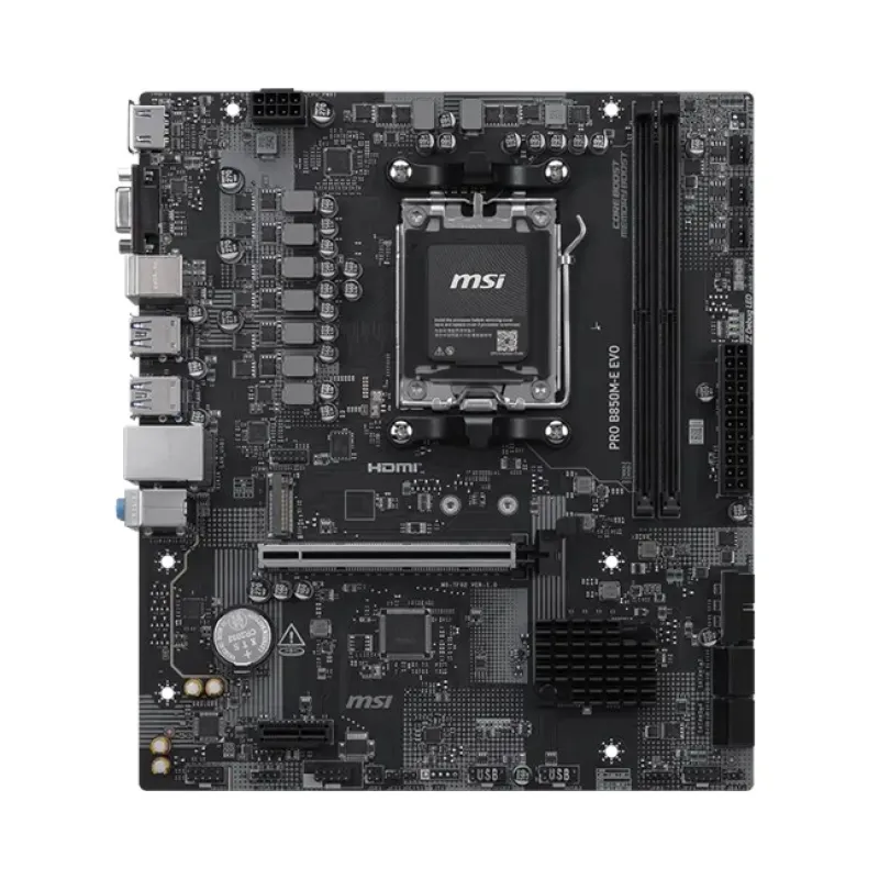 MSI PRO B850M-E EVO AM5 Ryzen D5 HDMI