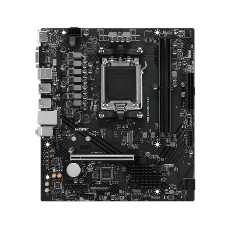MSI PRO A620AM-B EVO AM5 Ryzen DDR5 Vga Hdmi