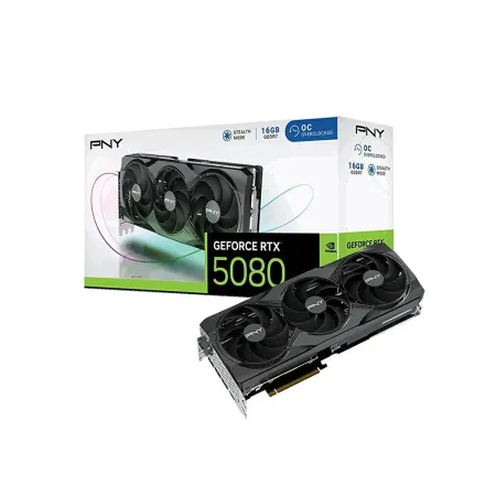 PNY RTX5080 OC 16GB GDDR7 256Bit 3xDP/1xHDMI(VCG508016TFXPB1-O)