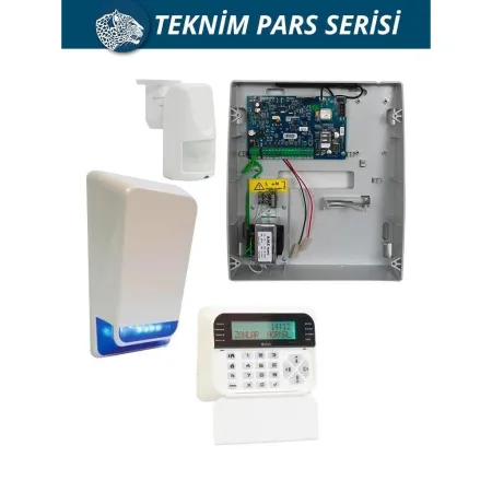 TEKNİM TEKNIM TSP-5324LCD KABLOLU GSM/GPRS Lİ ALARM SET AKÜ HARİÇ