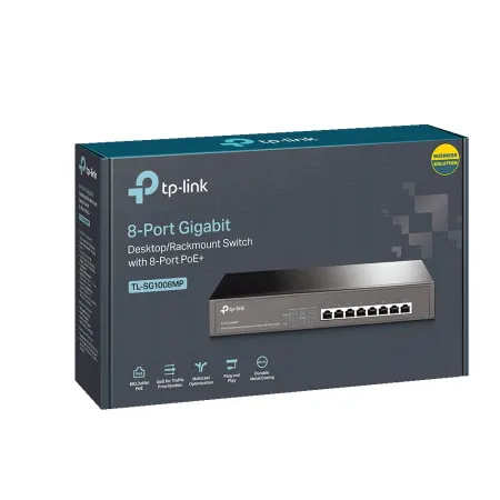 Tp-Link 8Port Gigabit PoE 153W (TL-SG1008MP)