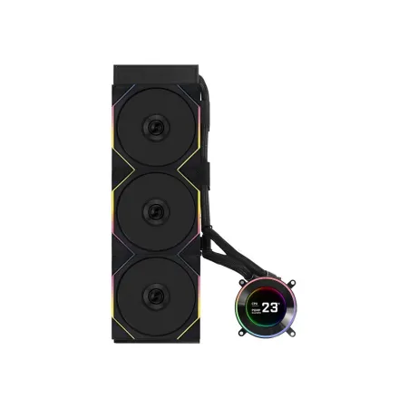 LIAN LI HYDRO-SHIFT II LCD-C 360TL 360MM LGA1700/1851/AM4/AM5 SOKET SİYAH İŞLEMCİ SIVI SOĞUTUCU G89.GHS2LCD36TB.00
