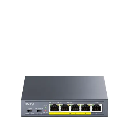 CUDY GS105P - 5-Port Gigabit PoE+ Switch 36W