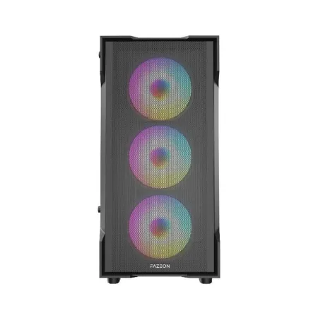 FAZEON F1 M650BBM 650W 80 4x RAINBOW FIXED LED FAN MICRO ATX 2xUSB3.0 SİYAH KASA