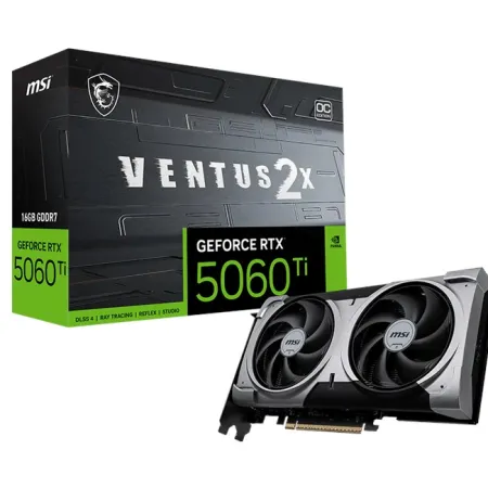 MSI GeForce RTX 5060 TI 16G Ventus 2X OC+ GD7 128B