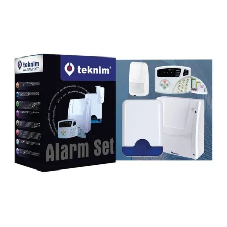 TEKNİM TEKNIM VAP-404PT KABLOLU PSTN'Lİ ALARM PANELİ 4 4 ZONLU