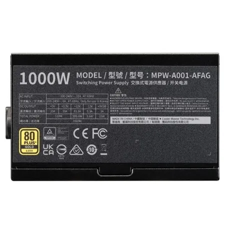 Cooler Master 1000W 80+ Gold PCIe Gen 5.0