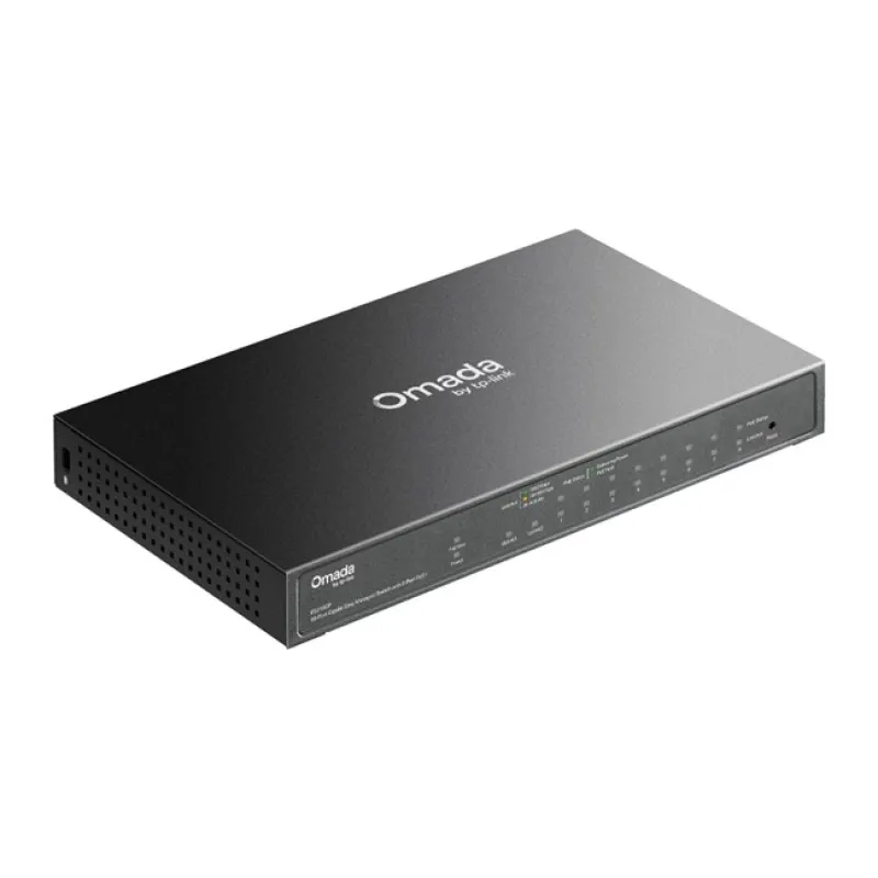 Omada 10Port Gigabit 8xPoE 63W (ES210GP)