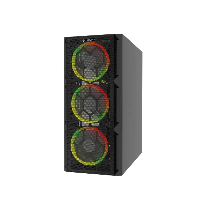 IROMX SPACE BTX-65G 650W 80+ 4x RAINBOW FIXED LED FAN ATX 2xUSB3.0 SİYAH KASA