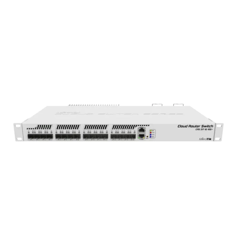 Mikrotik CRS317-1G-16S+RM 16x 10G SFP+ 1x Gigabit Rackmount Yönetilebilir Switch (CRS317-1G-16S+RM)