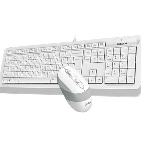 A4-Tech Kablolu Set Beyaz (F1010-B)