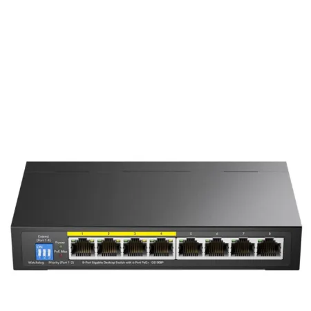 CUDY GS1008P -8-Port Gigabit PoE+ Switch 60W