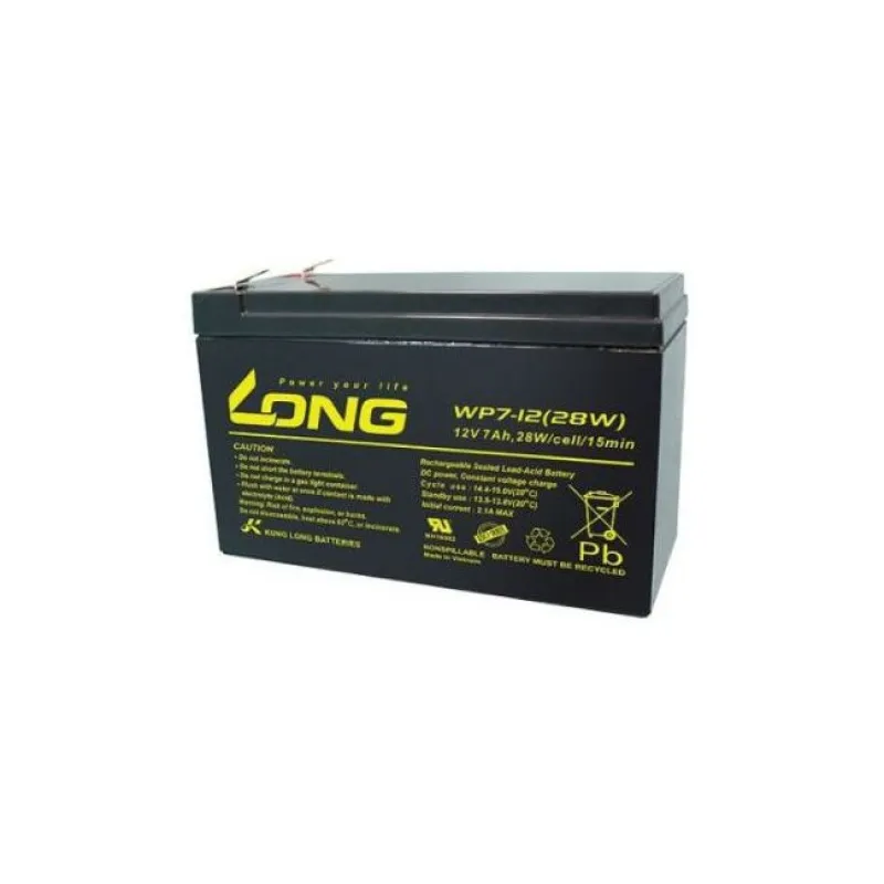Long 12Volt 7Ah Kuru Tip Akü