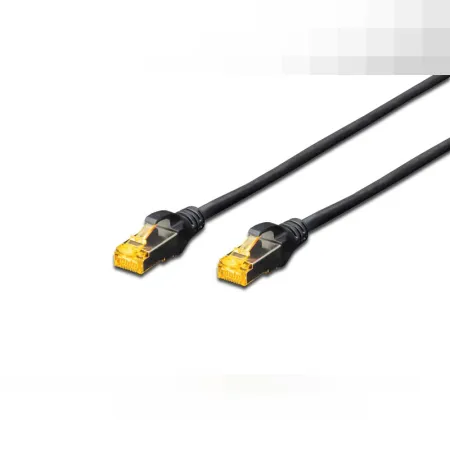 Digitus Zırhlı Patch Kablo Cat6A Siyah (0,25m)