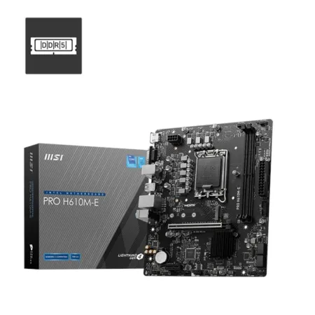 MSI Pro H610M-E DDR5 1700P Vga Hdmi