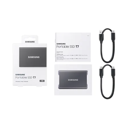 Samsung T7 1TB Usb 3.2 Gen2 Type-C Gri