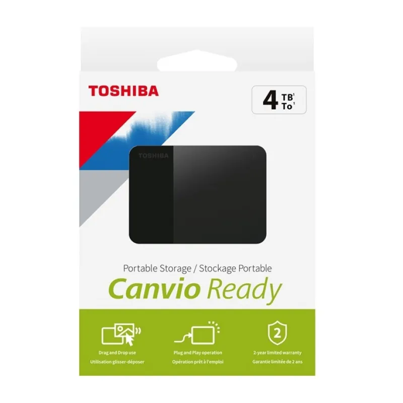 TOSHIBA CANVIO READY 4TB USB3.2 2.5" HARICI HDD HDTP340EK3CA