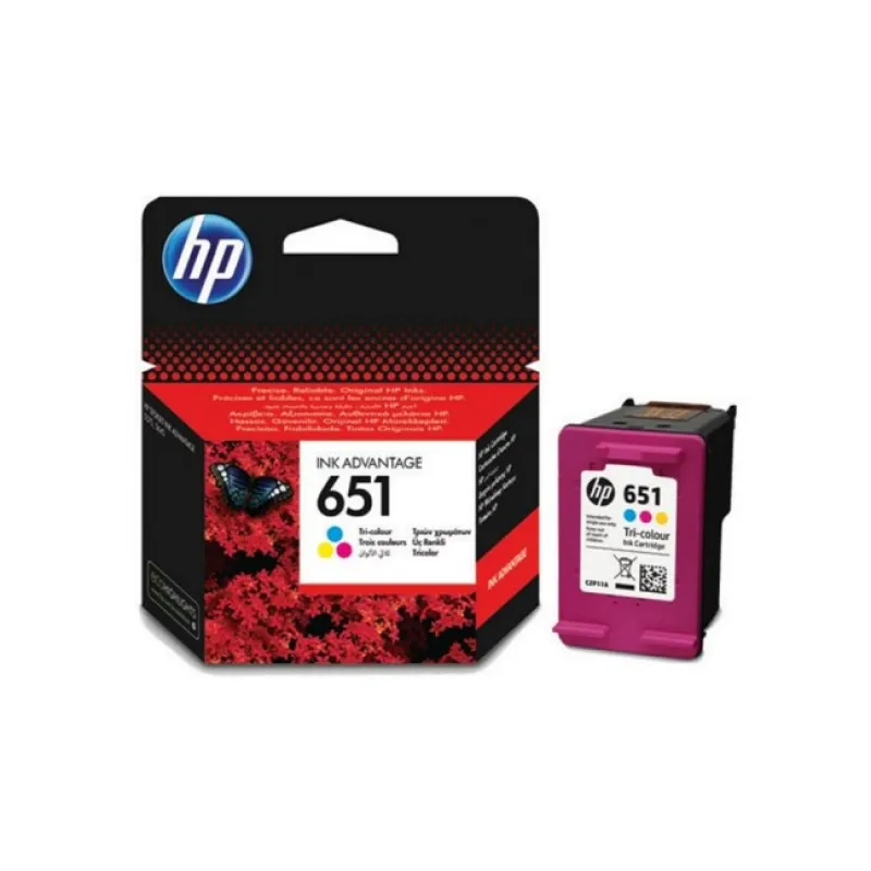 HP C2P11AE Renkli Mürekkep Kartuş (651)