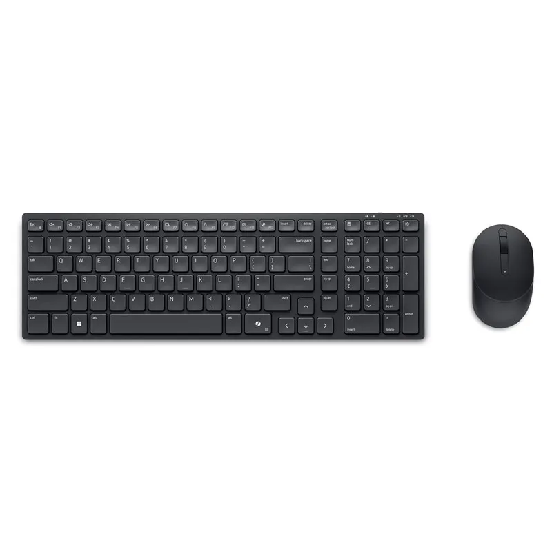 Dell Pro KM555 Sessiz Kablosuz Set Siyah