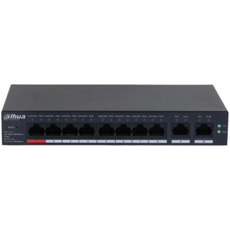 Dahua 8Port Gigabit PoE 110W (CS4010-8GT-110)