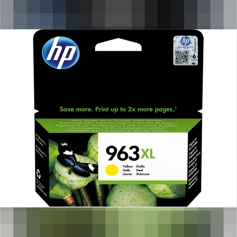 HP 3JA29AE Sarı Mürekkep Kartuş (963XL)