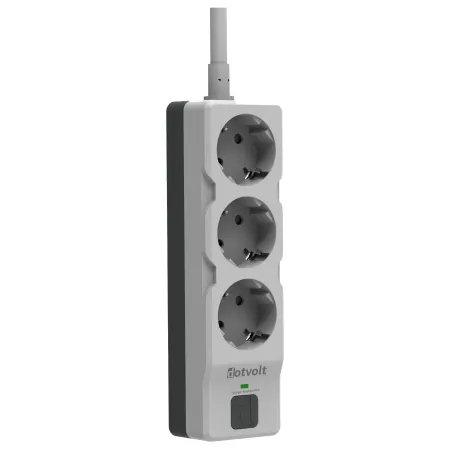 DOTVOLT SURGE HUNTER 1050 JOULES 3'LÜ 1,5M AKIM KORUMALI PRİZ