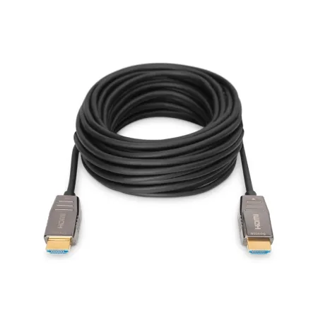 Digitus HDMI Fiber Kablo Altın Uçlu Siyah (10m) 8K