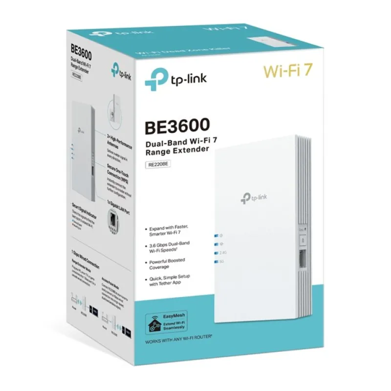 Tp-Link RE220BE BE3600 Wi-Fi 7 Menzil Genişletici