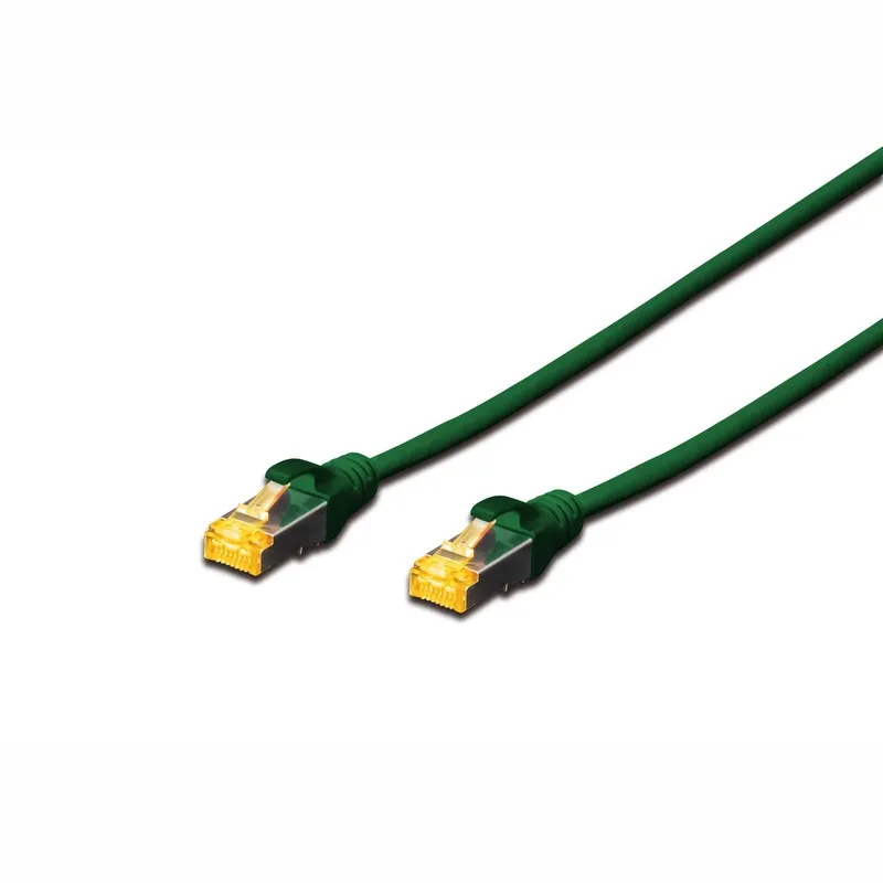 Digitus Zırhlı Patch Kablo Cat6A Yeşil (0,5m)