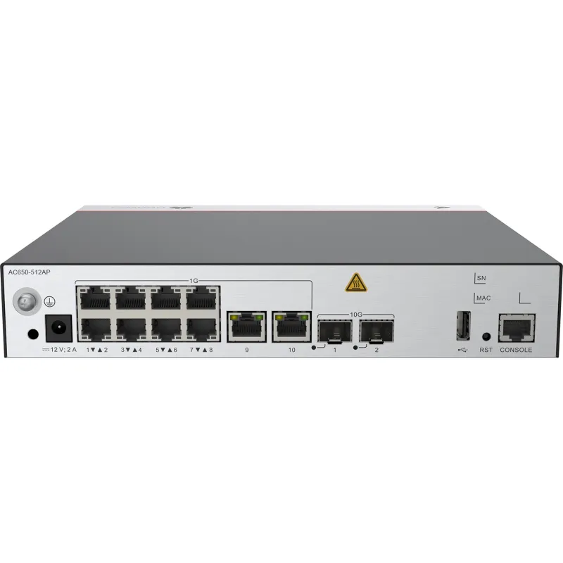 HUAWEI eKIT AC650-512AP 10 PORT 2 X 10G SFP+ WIRELESS CONTROLLER